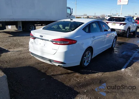 2018 Ford Fusion Hybrid S из США, поврежденный, VIN 3FA6P0UU7JR158636